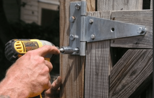 Replace Damaged Screws of a Sagging Gate