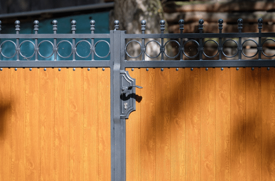 Metal and Wood Gate