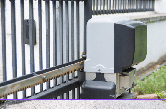 Front Wall Perimeter with Electric Gate System