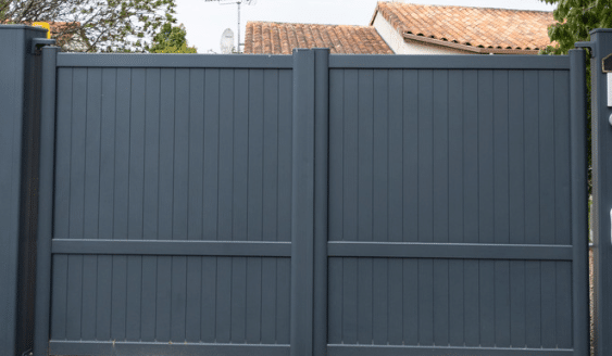 Front Wall Perimeter with Electric Gate System