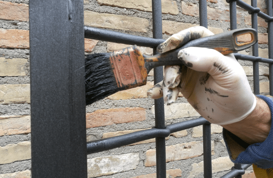 Painting a Sliding Gate