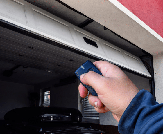 Opening a garage door