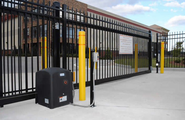 gate with opener